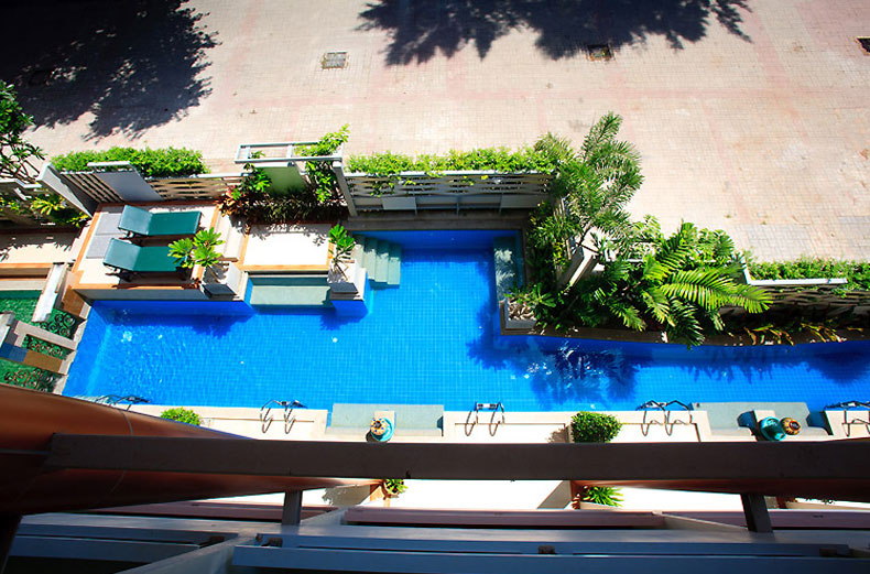 Asia Cha Am Hotel : สระว่ายน้ำ