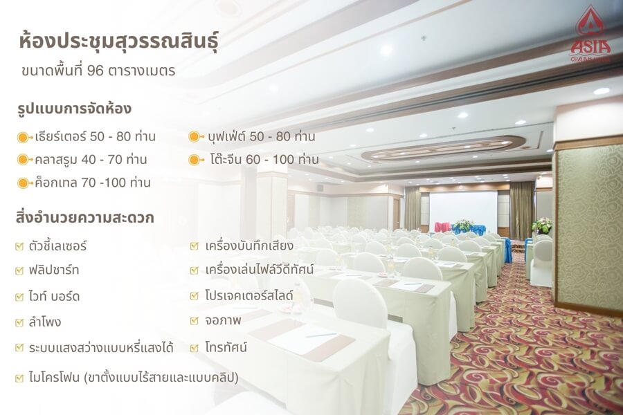 Asia Cha Am Hotel : ห้องสุวรรณศิลป์